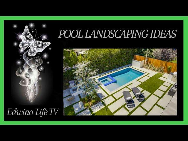 BACKYARD POOL DESIGNS IDEAS | MODERN SWIMMING POOLS | SWIMMING POOL LANDSCAPING | EDWINA LIFE TV