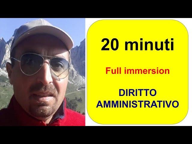 20 minuti full immersion di diritto amministrativo con Simone Chiarelli