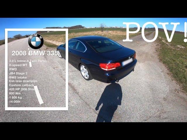 420HP BMW 335i N54 | POV TESTDRIVE | FLYBYS & SOUNDS!