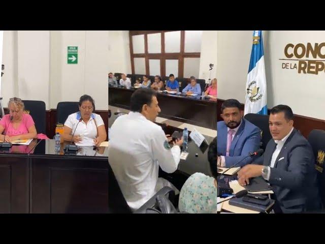 URGENTE REUNION SE SALE DE CONTROL DIPUTADO BYRON RODRIGUEZ SE ENFRENTA AL DOCTOR DEL IGSS