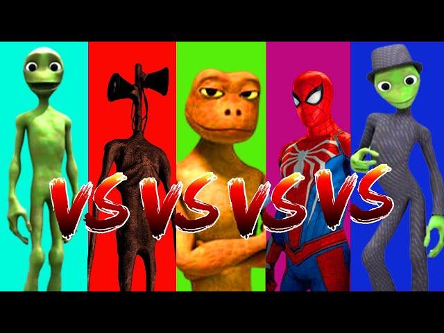 dance challenge dame tu cosita vs vs spiderman vs me kemaste vs dame tu cosita fifa  green alien 