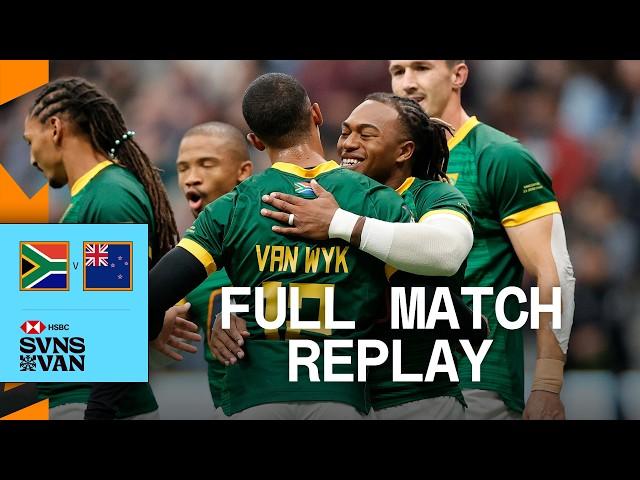 Blitzboks stun All Blacks 7s | South Africa v New Zealand | HSBC SVNS Vancouver | Full Match Replay