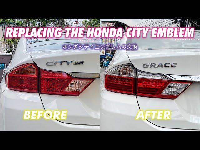 Installing The JDM Honda Grace Emblem!