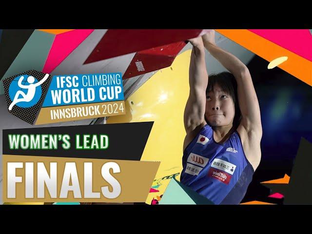 IFSC Women Lead Final Innsbruck 2024