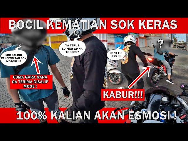 BOCIL BERLAGA JAGOAN  TANTANG B*ALAP   MALAH KABUR    BARU PUNYA 250 CC  YA DEK  #697