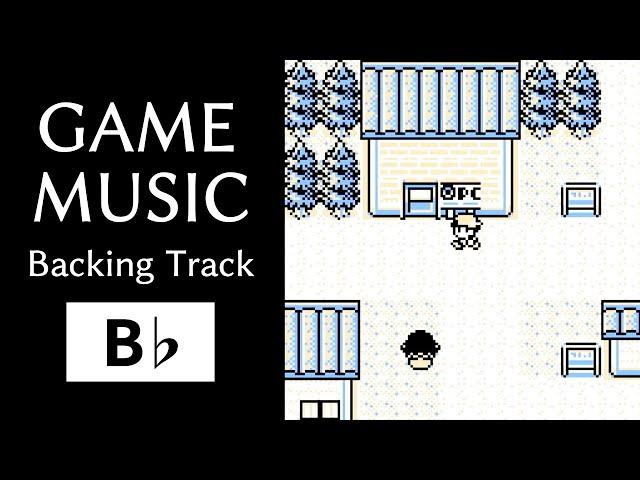 Game Music Backing Track in DMajor (Pokemon | Hiwada Town - Fusube City)