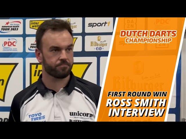 Ross Smith: 'Playing the qualifiers is very hard' | Dutch Darts Championship 2023