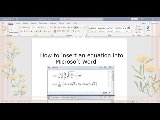 How Copy Mathematical Equations From Websites To Microsoft Word Document  (2021)