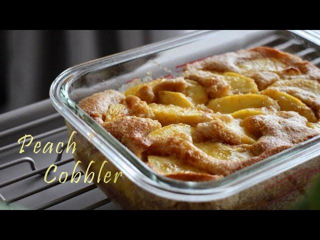 노계란! 꿀맛 복숭아 100배 맛있게 먹는 방법! 어려운 거 전혀 없는 여름 디저트! Peach Cobbler | 하다앳홈