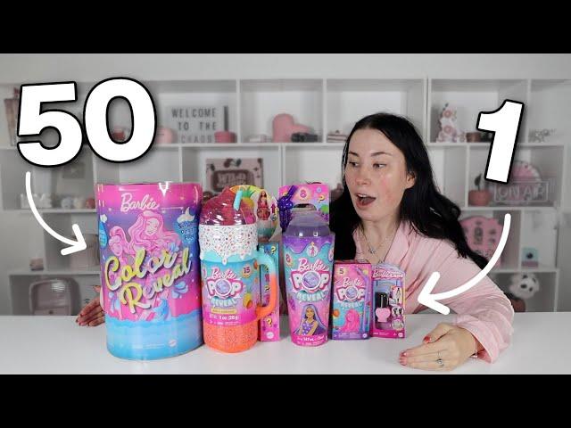 Unboxing Every MYSTERY Barbie *from 1 surprise to OVER 50*