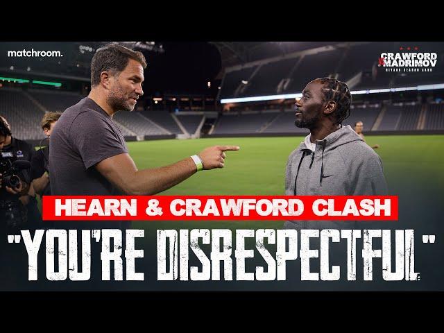 "You Are Very Nervous!" Eddie Hearn & Terence Crawford Go Back N'Forth