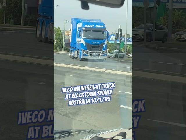 IVECO Truck Mainfreight at Blacktown Sydney Australia 10/1/25 #shorts #trucks #sydney #australia