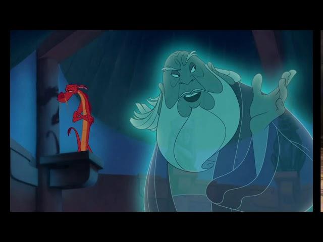 Mulan The Fa family Ancestors Awaken and Mushu Destroys the Great Stone Dragon HD