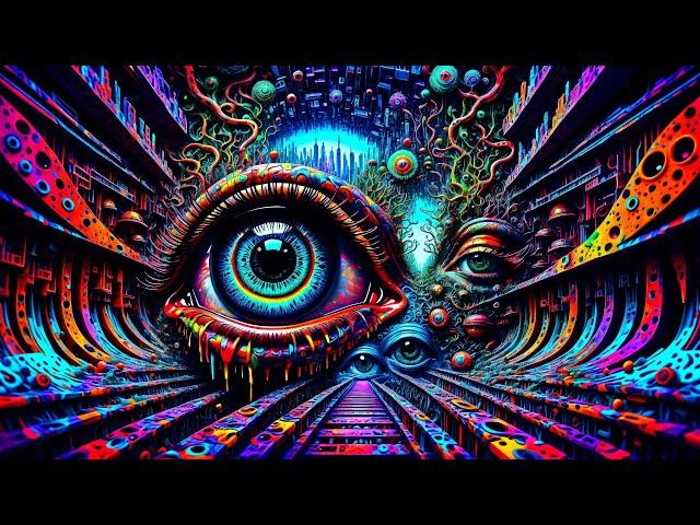 Psychedelic Surrealism Art Film Imagined by AI