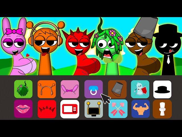 Incredibox Sprunki is So Lady Edition But EVERYONE IS BIG! SAD GREEN All Reactions