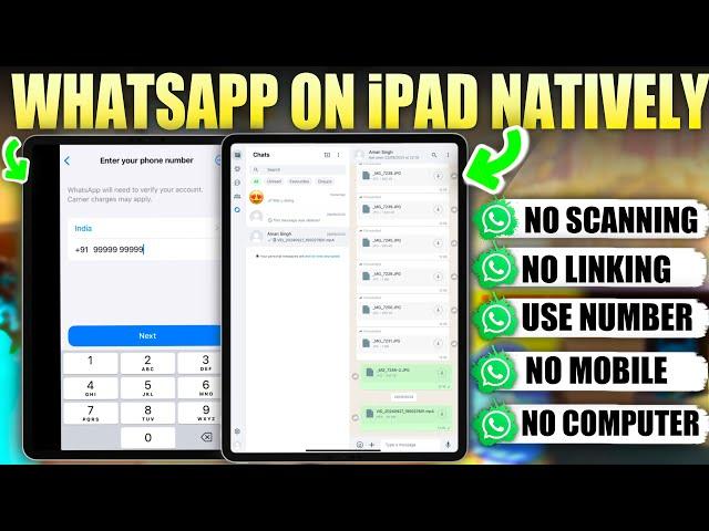 WhatsApp for iPad: No Phone, No Scan Required (Run Natively)