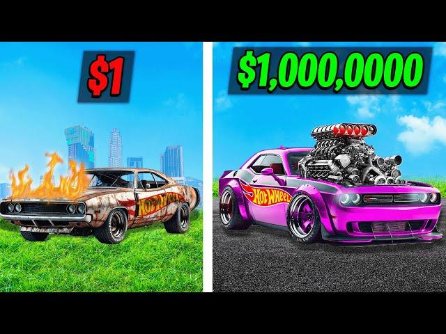 $1 to $1,000,000 Hot Wheels Cars In GTA 5