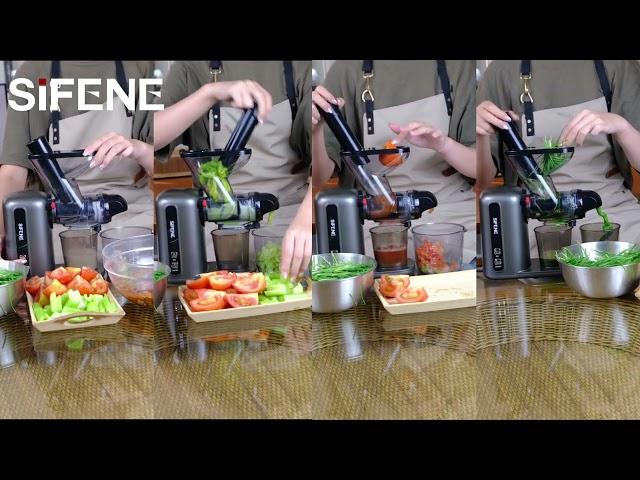 High Yield Juicer SiFENE Slow Cold Press Juicer Mini