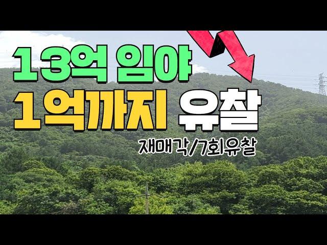 13억임야 1억까지 유찰된 이유는 ?