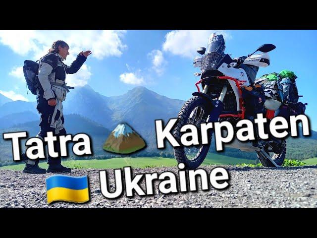 Von der Sächsischen Schweiz in die  ukrainischen Karpaten | Motorradabenteuer Südost Europa #t700