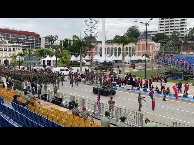  Kontinjen 10 Briged Para - 1st Rehearsal Dataran Merdeka #10brigedpara #brassband #bagpipes