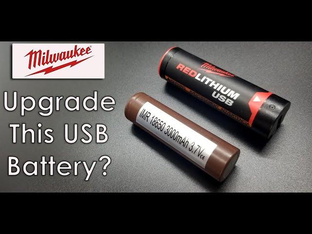 Milwaukee Red Lithium USB Battery Repair and Upgrade to 3.0Ah