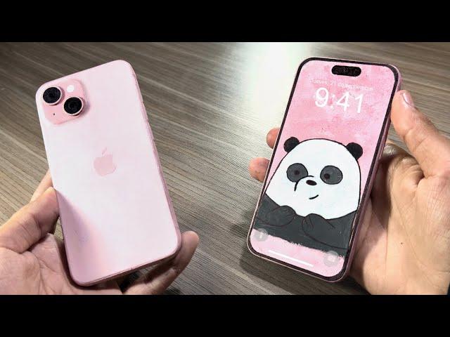 How to make iPhone 15 out of cardboard - very realistic | pink colour 🩷