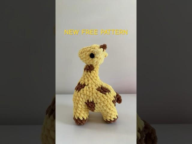 FREE CROCHET GIRAFFE PATTERN #freecrochetpattern