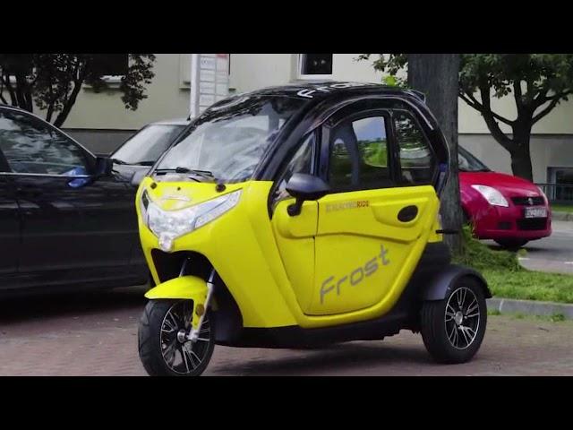 ELECTRORIDE FROST Three-Wheeler E-Trike//Range on a Single Charge up to 70 km// Features and Specs