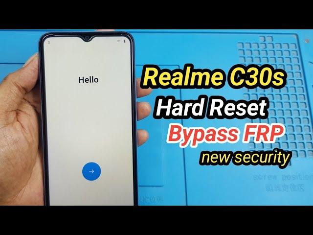 Realme C30s Hard Reset Remove Screen Lock Frp Google Accounts Bypass Without Pc Android 12