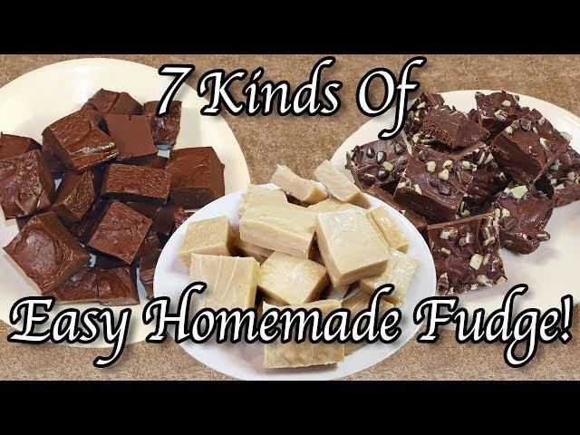 7 Kinds Of Easy Homemade Fudge Recipes! How To Make Fudge At Home