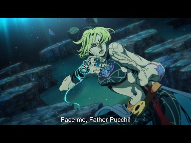 Jolyne's Death Scene | Pucci Accelerate Time with Made in Heaven | Jojo Stone Ocean Part 3