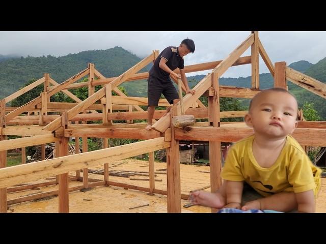 Chi Duyen's family repaired the frame of their dream house and happily welcomed their new home