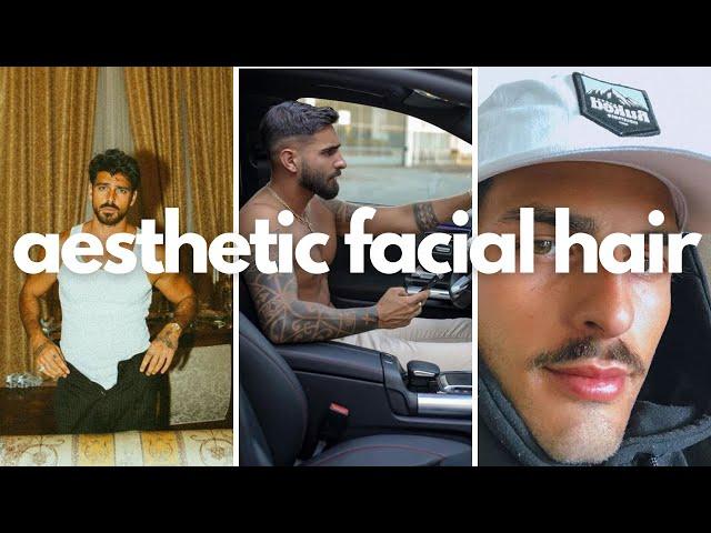 how to grow aesthetic facial hair