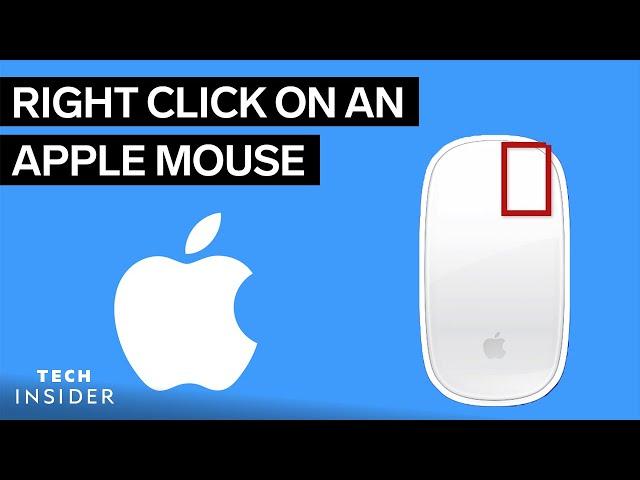 How To Right Click On An Apple Mouse