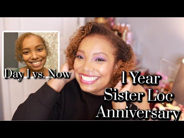 1 Year Sister Loc Update! | Fine, Thin, Soft & Low Density Hair #sisterlocjourney