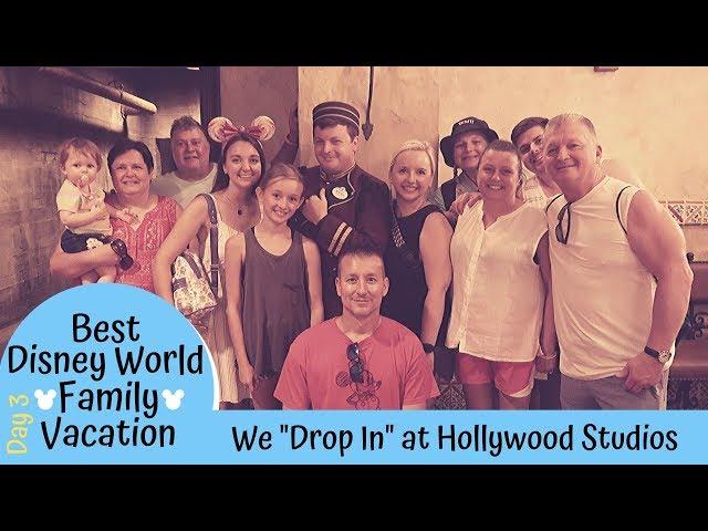 Best Disney World Family Vacation 2019 Day 3 | We "Drop In" at Hollywood Studios | Epcot at Night