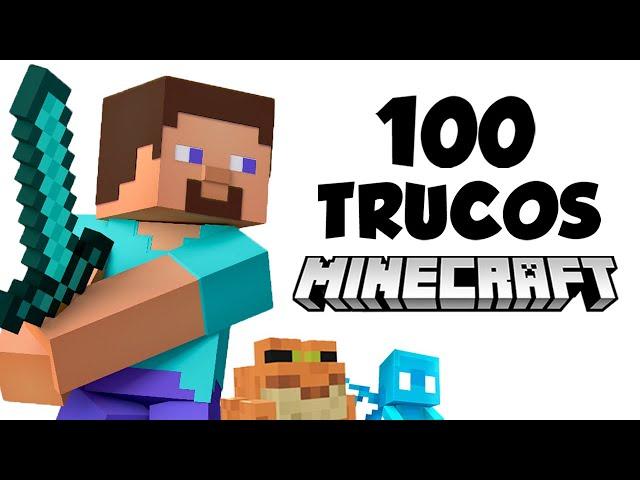 100 TRUCOS y CONSEJOS de MINECRAFT