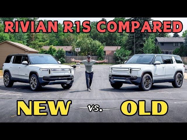 Rivian R1S Gen 1 vs Gen 2 Side By Side! Here Are All Of The Changes