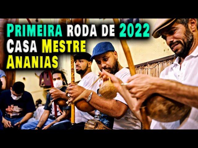 Primeira Roda de Capoeira de 2022 na Casa Mestre Ananias, fundador da Roda da Praça da República