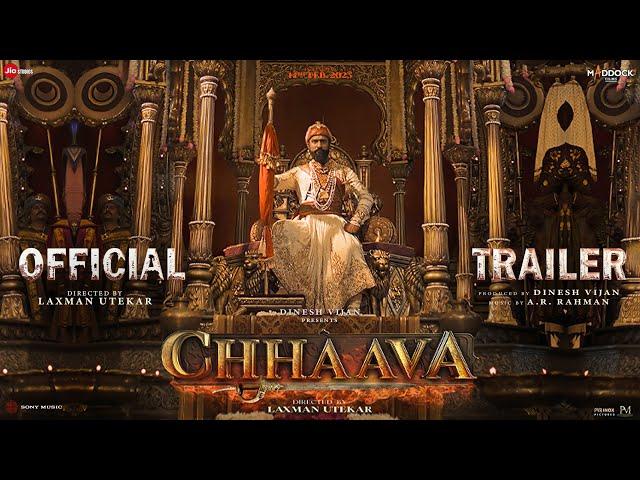 Chhaava - Trailer | Vicky Kaushal | Rashmika Mandanna | Akshaye K | Dinesh V | Laxman U, 14 Feb 2025