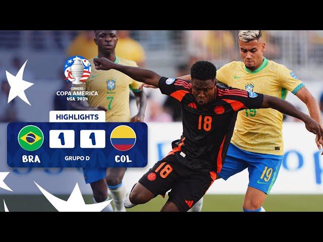 BRASIL 1-1 COLOMBIA | HIGHLIGHTS | CONMEBOL COPA AMÉRICA USA 2024™