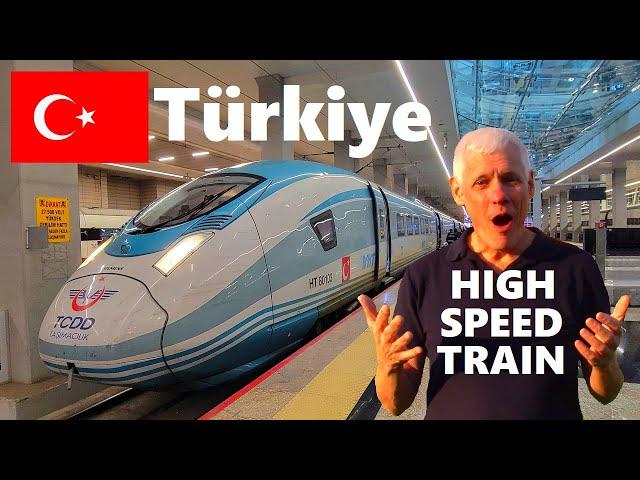 Turkish High-Speed Train Journey [business class] from Istanbul to Ankara