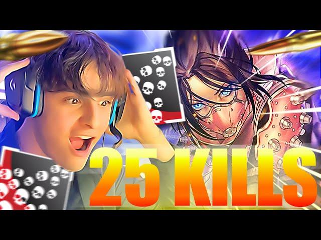 25 KILLS 6350 DEGATS SOLO VS TRIO AVEC MES ARMES FAVORITES SUR APEX LEGENDS GAMEPLAY