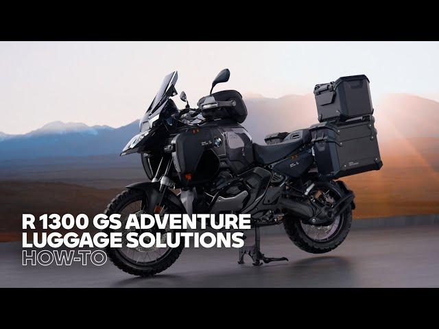 Handling and Key Features of Luggage Accessories for the BMW R 1300 GSA — BMW Motorrad How-To