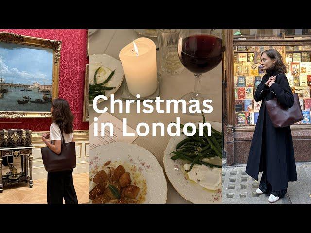 Christmas in London | supper club, girls day in Marylebone, London xmas lights