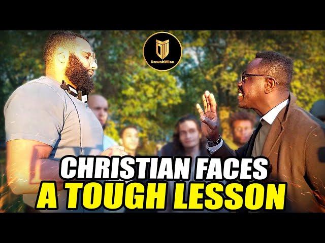 Christian Is Silenced With Facts By Muslim | Mohammed Hijab | Speakers Corner