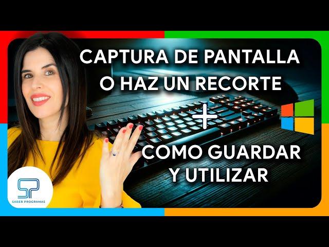 Cómo hacer CAPTURA de PANTALLA en PC / laptop o portátil ️