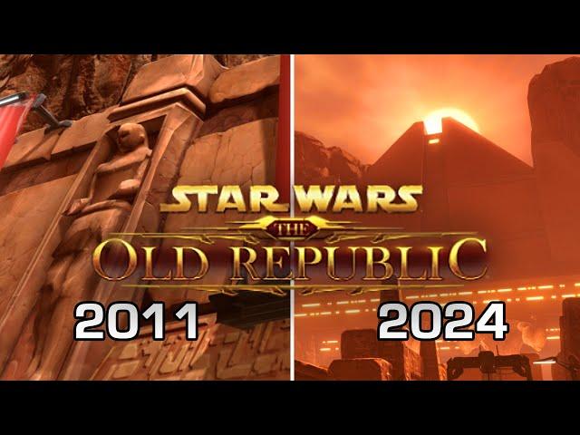 Old VS New Korriban Graphics in SWTOR 2024