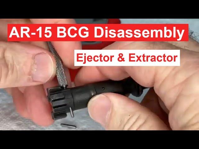 How to Disassemble/Reassemble an AR-15 BCG Ejector & Extractor